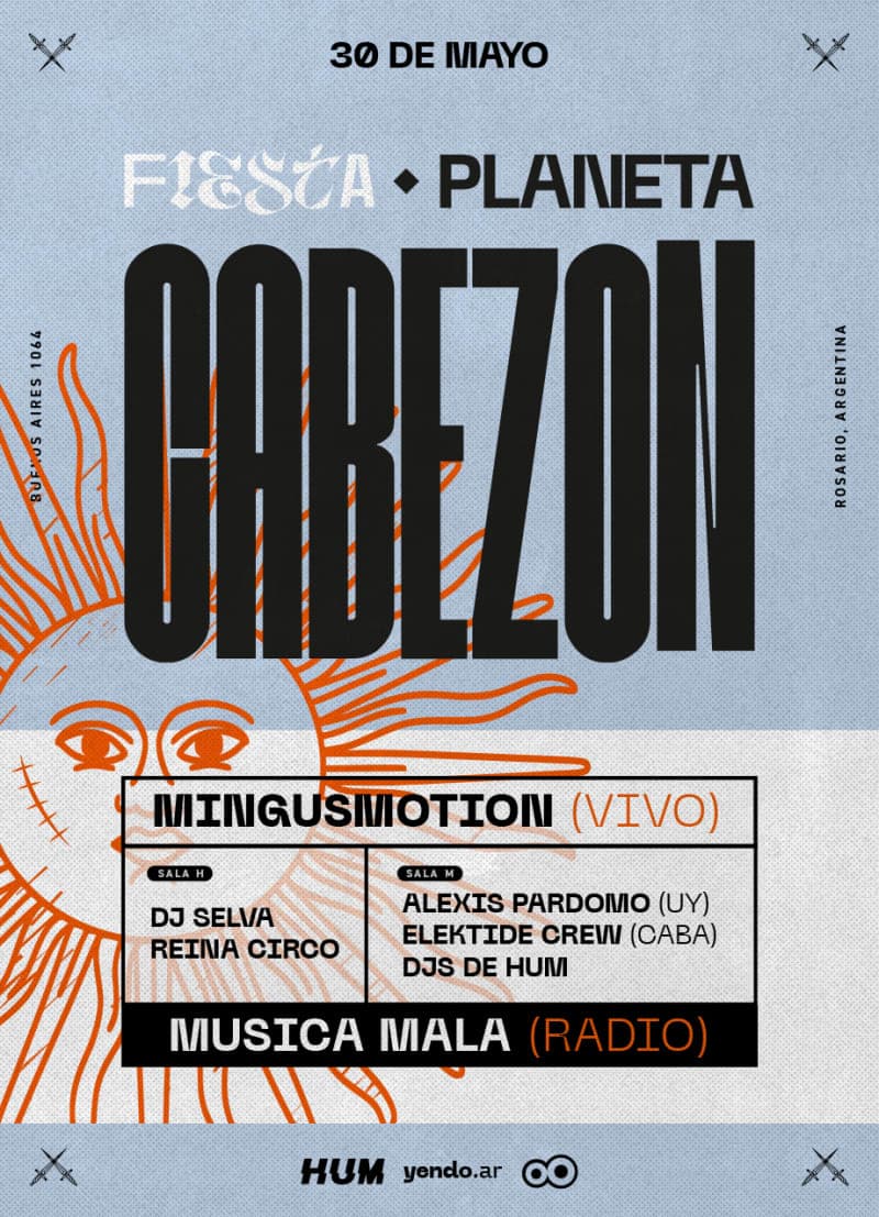 Portada del evento Fiesta de PLANETA CABEZÓN